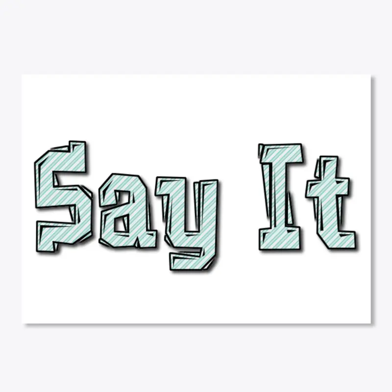 Say it Logo