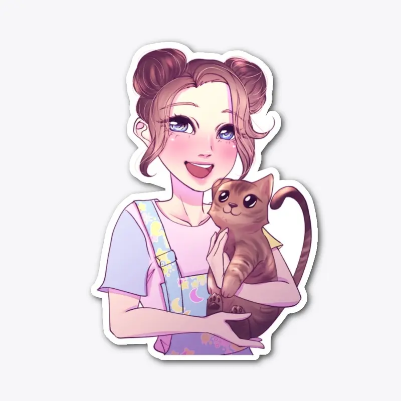 Taiga & Kitty Sticker!